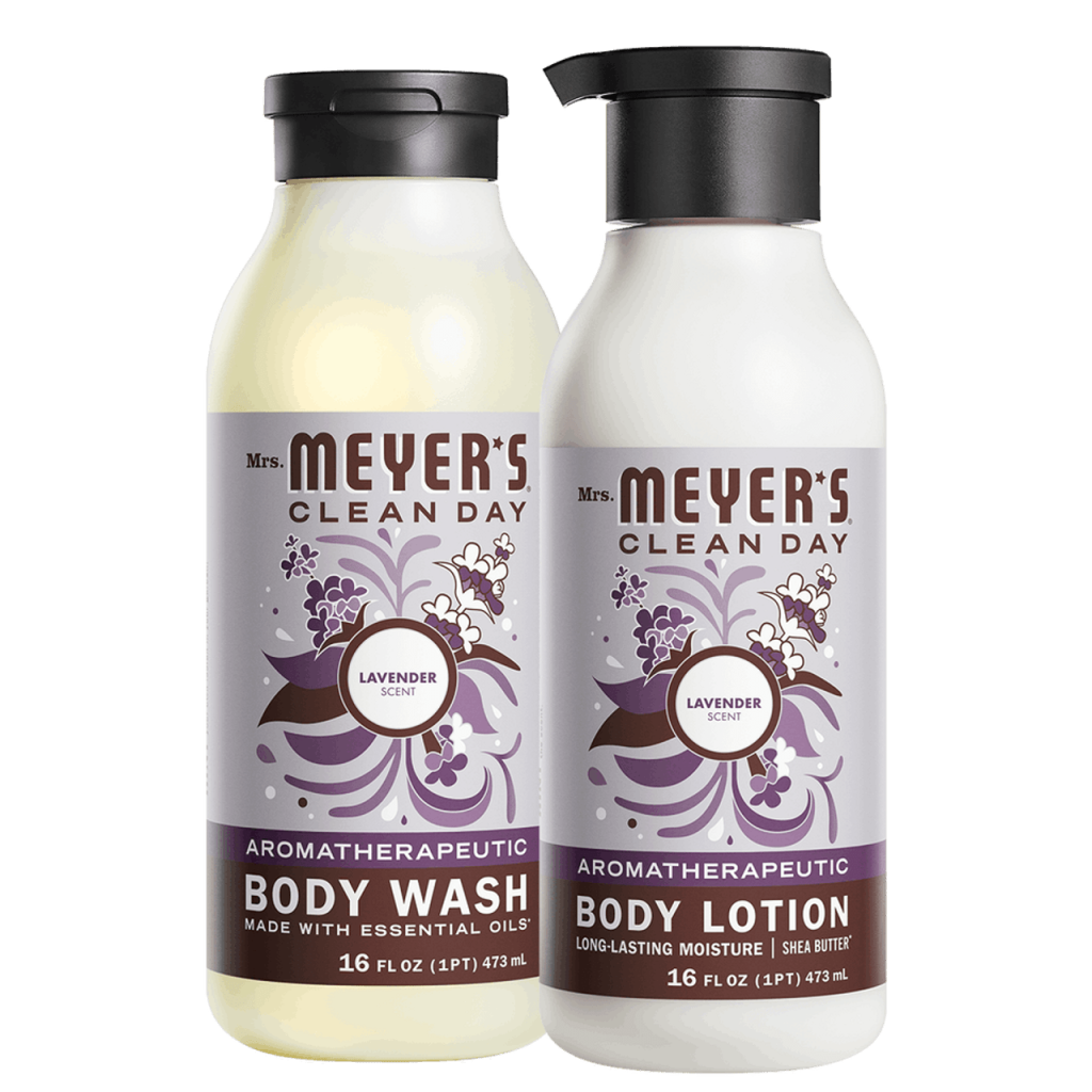 Lavender Body Wash & Body Lotion Set
