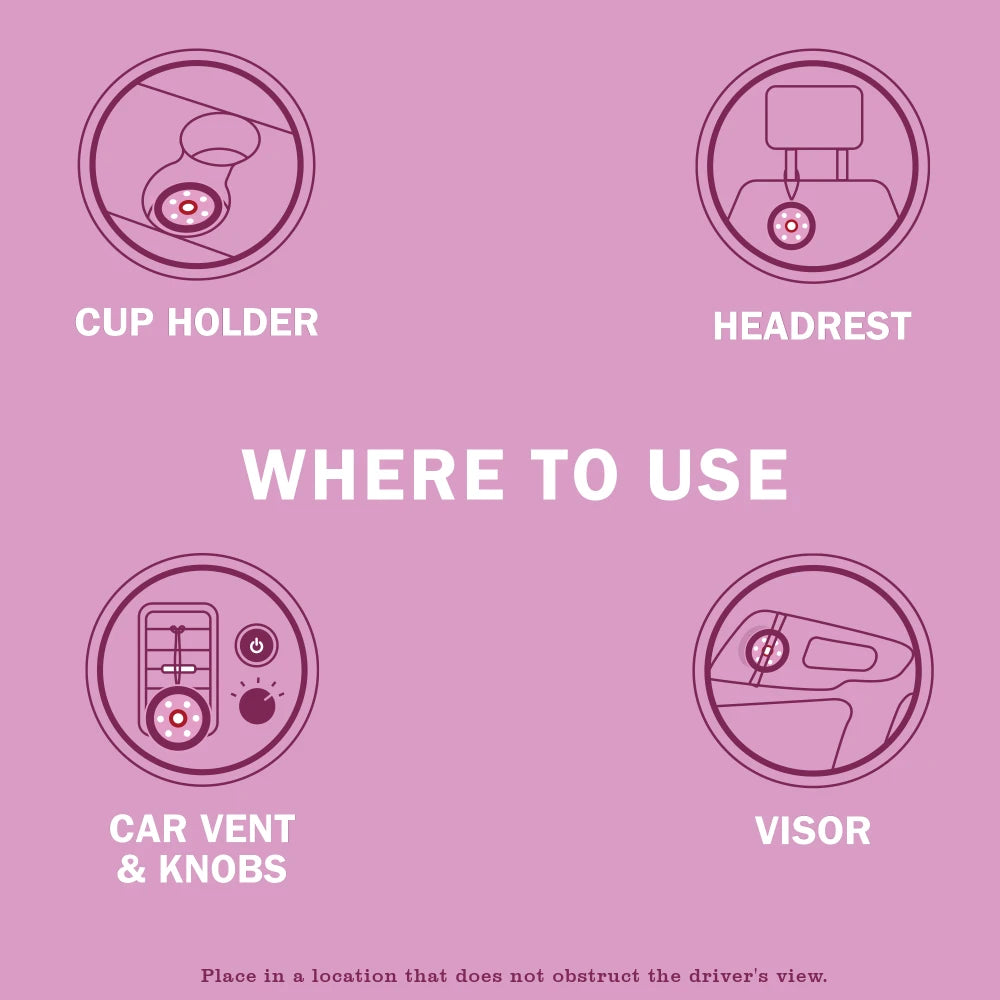 Peony Scented Car Diffuser - Image 4